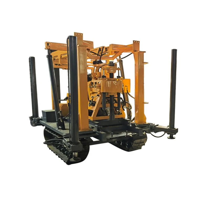 Geological Hydraulic Core Drilling Rig With Wheel